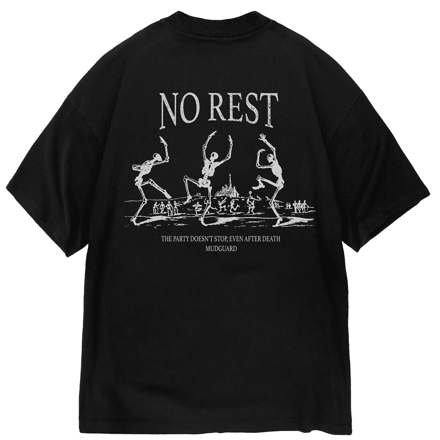 Mudguard hell of a time black back