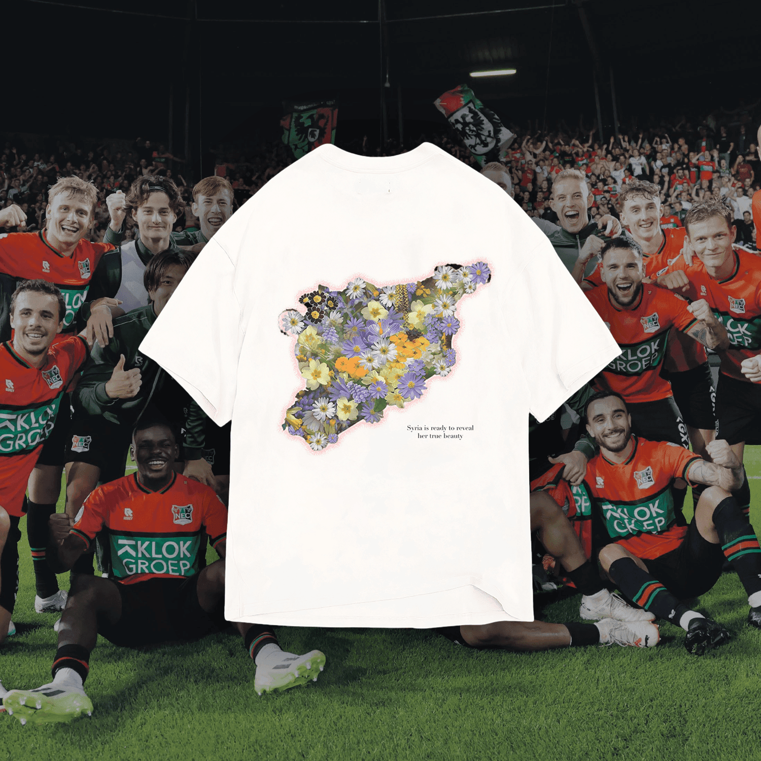 NEC Nijmegen x Mudguard Workshop Winner T-Shirt Design-min Mudguard t-shirt design Syria in bloom NEC winner