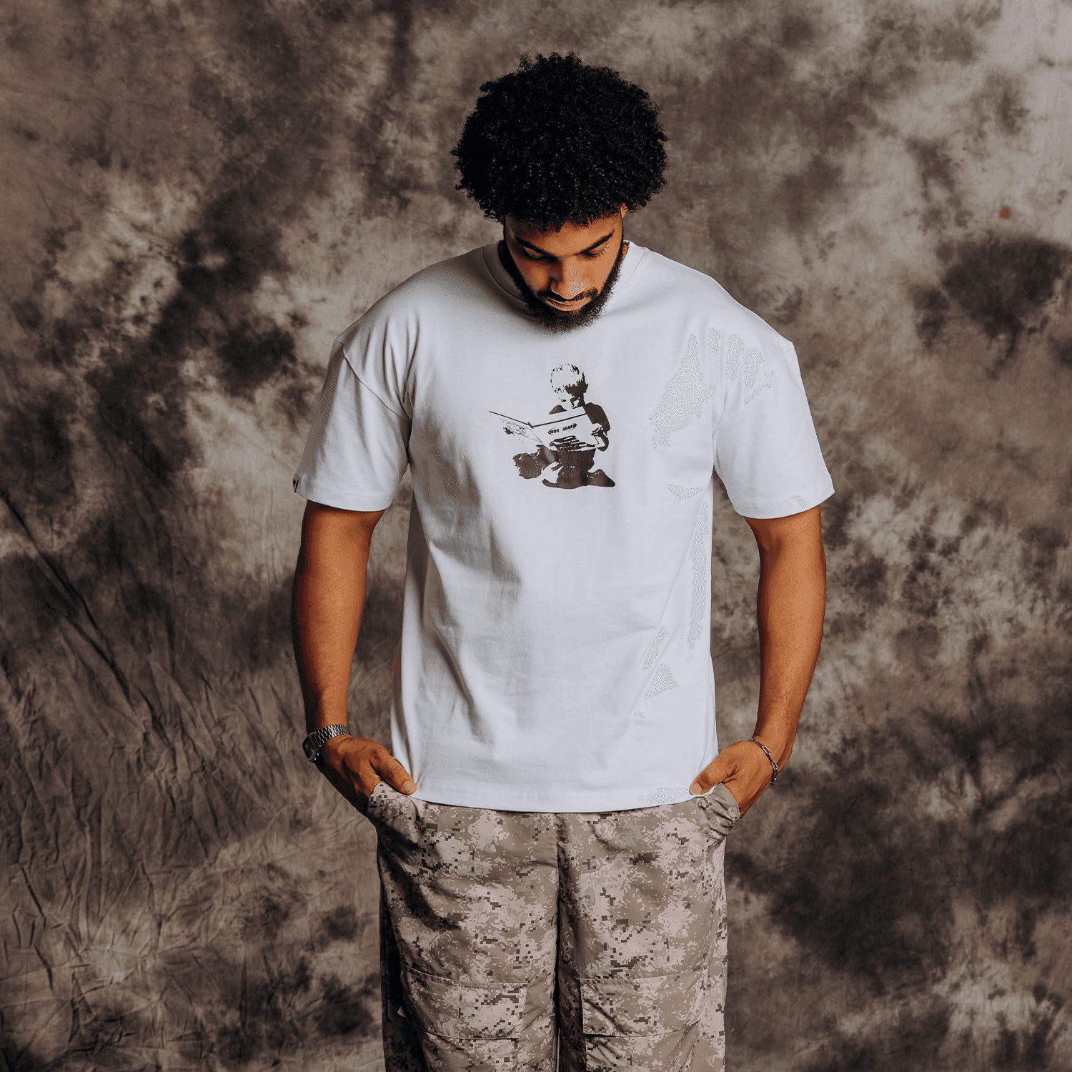 Mudguard reading art front