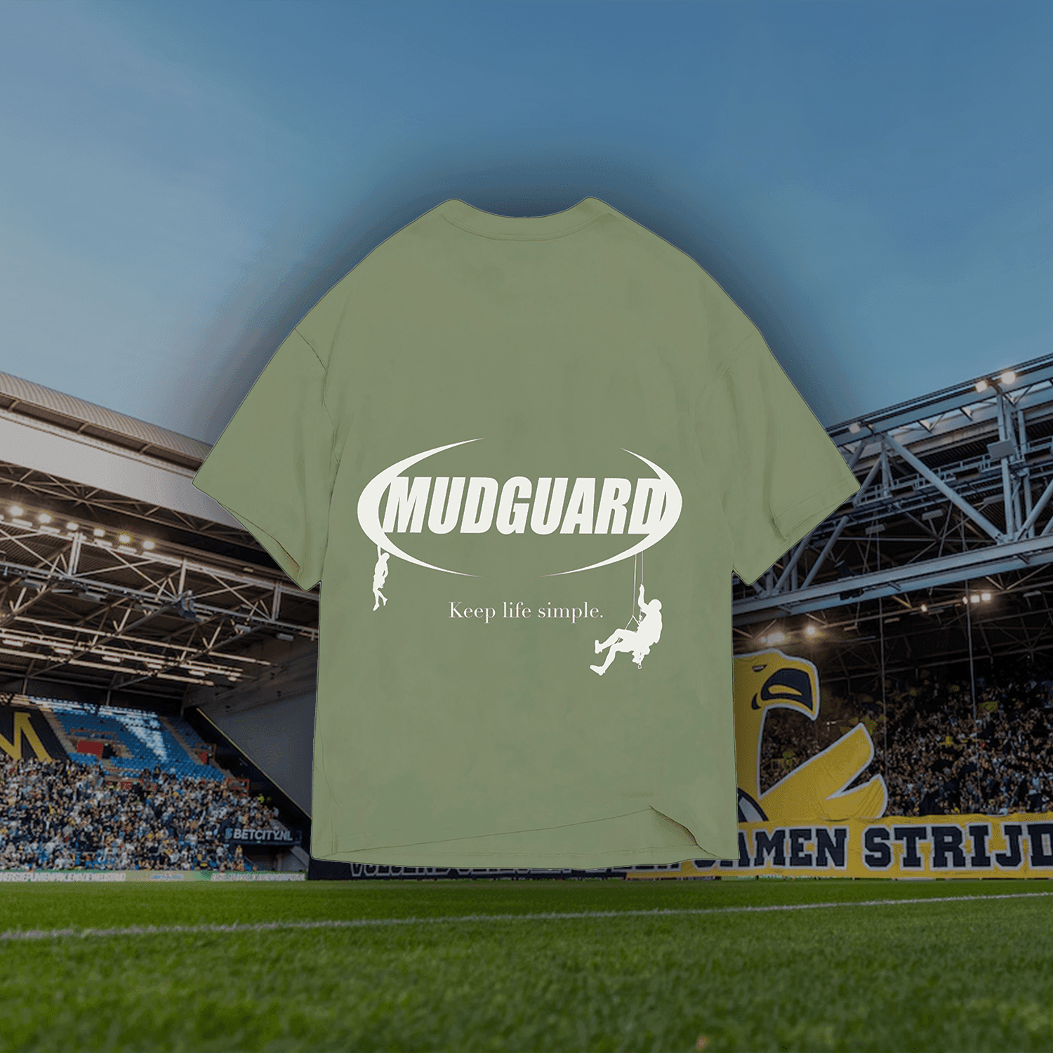 Vitesse x Mudguard v3-min Mudguard youth t-shirt design session at Vitesse stadium