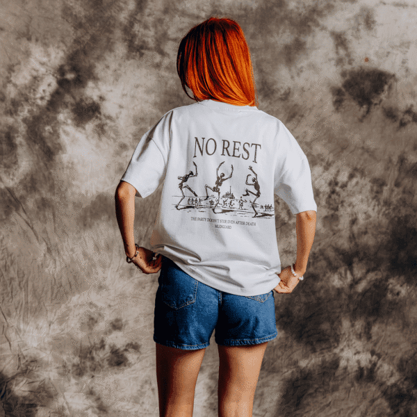 Mudguard Hell of a time back white