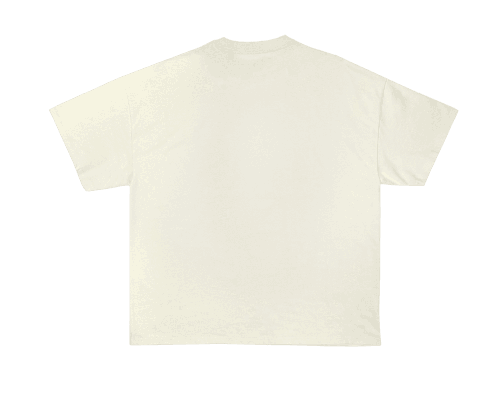 pissing kid tee off white back