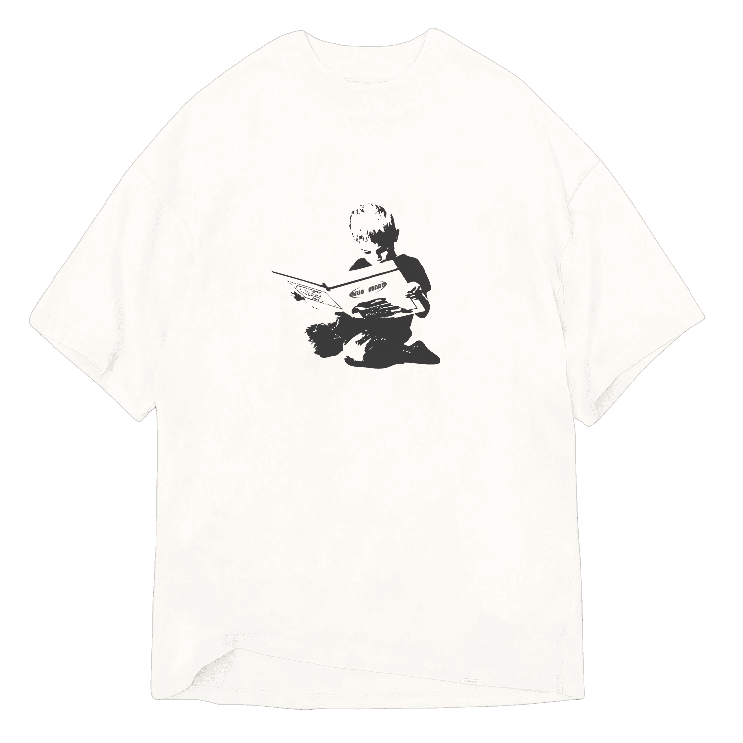 Mudguard reading art tee