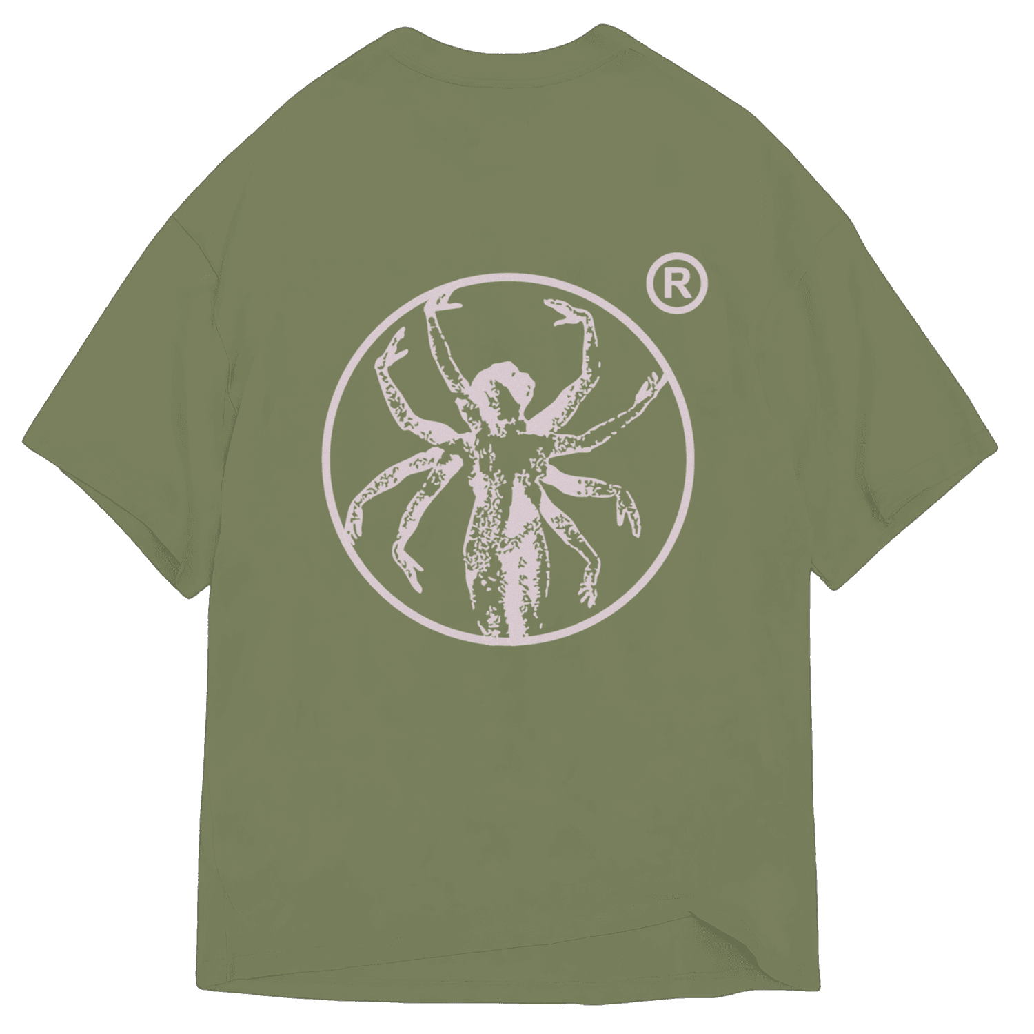 Mudguard registred threat back green