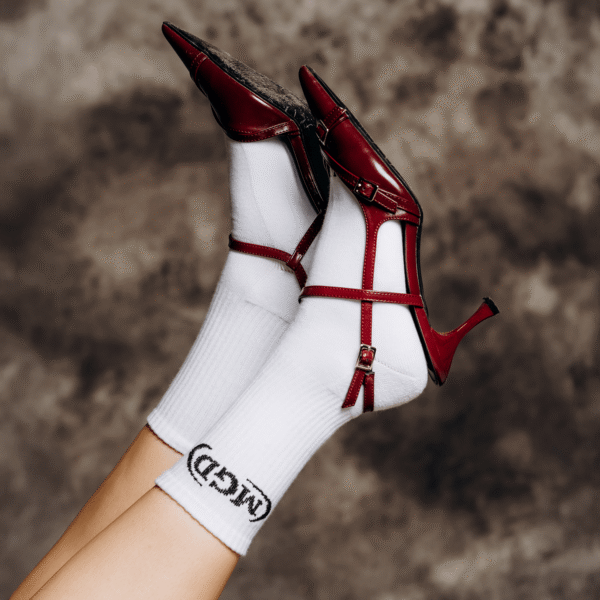 Mudguard sock with heels