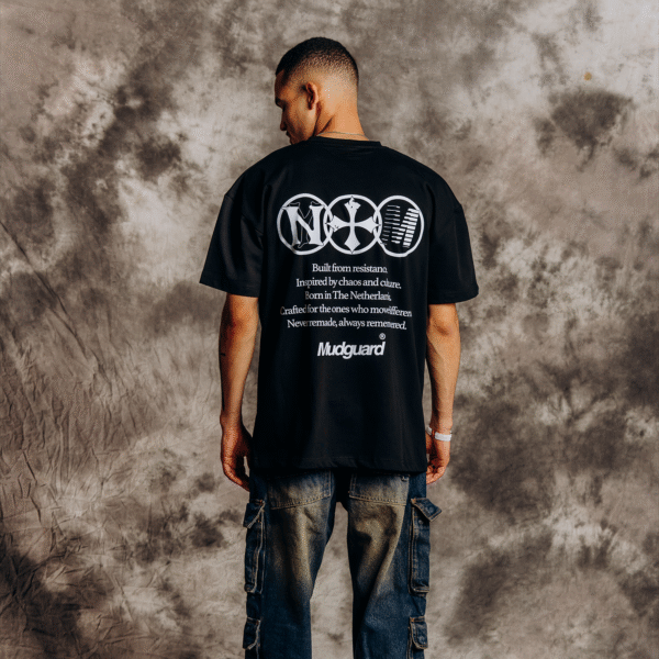 Mudguard statement piece black back