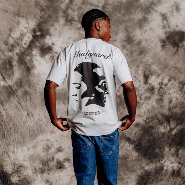 Mudguard stuck in between back white